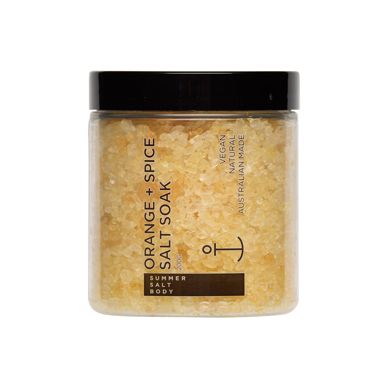 ON SALE - Orange & Spice Salt Soak - 200g