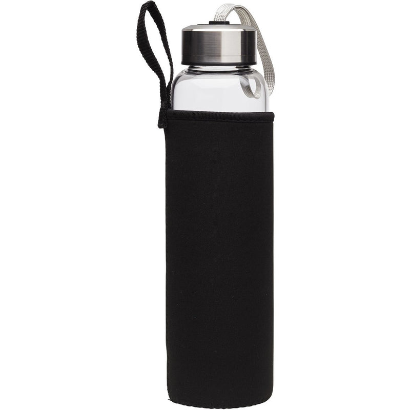 Glass Water Bottle 550ml - Empty Bottle (without crystal)