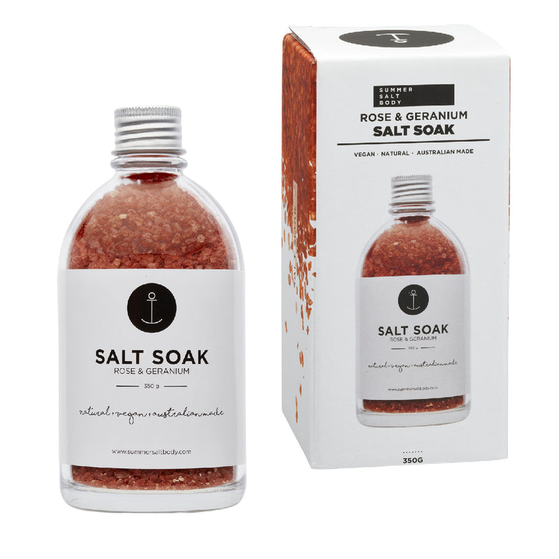 Salt Soak | Rose & Geranium - 350g