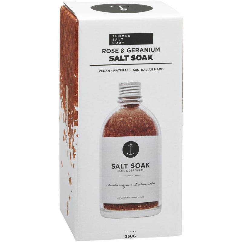 Salt Soak | Rose & Geranium - 350g